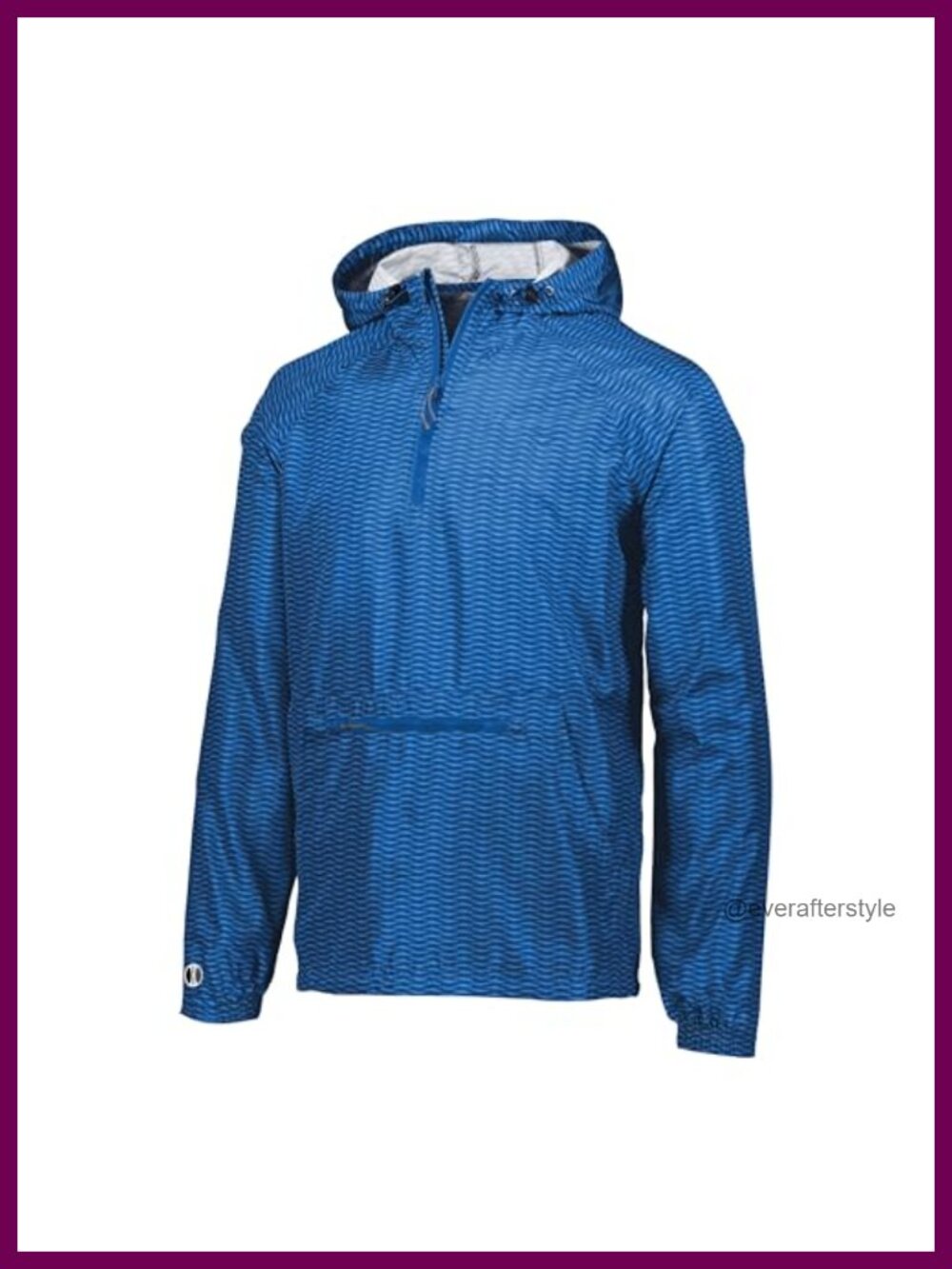 Men's Lightweight Quarter Zip Pullover Wind Water Resistant Jacket